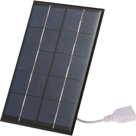 Panneau solaire 2W 5V, panneau de charge solaire - 88142 + USB (1/5)