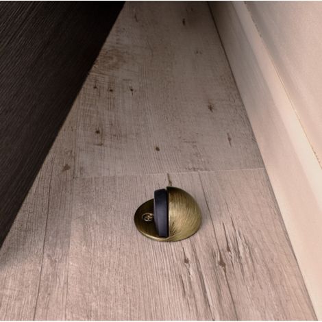 Ouvre&Déco – Butée de porte design en laiton poli, 1/2 LUNE (1/5)