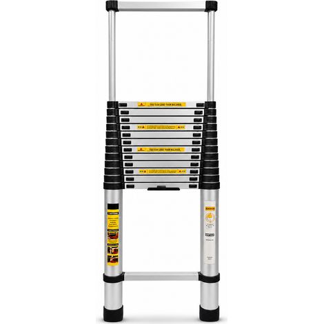 Échelle Télescopique Aluminium Pliable pour Maison 5,4 m (1/5)