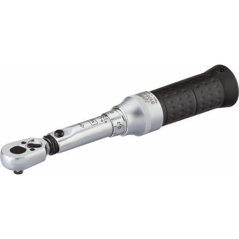 Llave dinamométrica SYSTEM 6000 CT, extensión de la escala de medida : 1-6 N·m, graduación 0,1 N·m, tracción de 4 lados 1/4 pulgadas, Largo : 197 mm