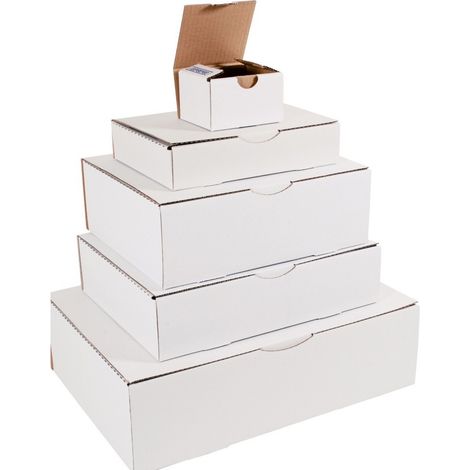 Boîte postale blanche 100 x 80 x 60mm - COLIS 50 BOITES (1/2)