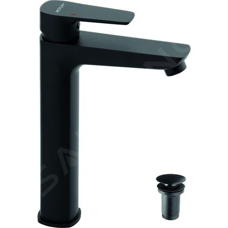 Novaservis Metalia 58 - Mitigeur de lavabo avec garniture de vidage, noir 58503,5 (1/3)