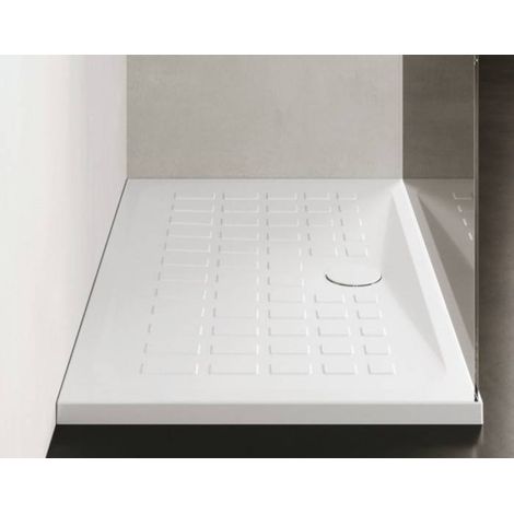 Piatto doccia 70x90 h.4 in ceramica bianco lucido Cube di (1/4)