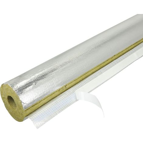 Isolant haute température 250° pour tube ø54 Lg 1 m épaisseur 30 mm