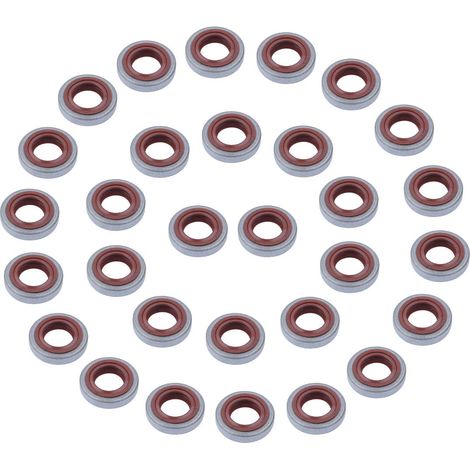 30 pièces / lot Kit de joints d'huile de vilebrequin, adapté STIHL FS120 FS200 FS250 FS300 FS350 FS380 FS 400 450 480 80 85 90 débroussailleuse (1/5)