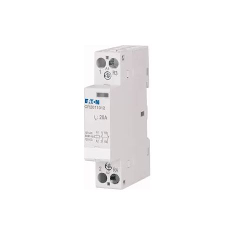 Eaton CR2011012 Installationsschütz Nennspannung: 12 V DC/AC Schaltstrom (max.): 20 A 1 Schließer, 1 (1/2)