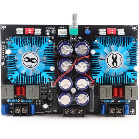 Carte amplificateur de puissance numérique, caisson de basses Audio double cœur super puissant, ventilateur intégré TDA8954TH (1/5)