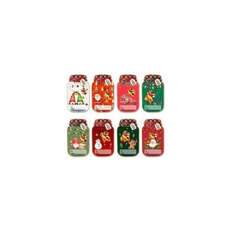 Cadeaux de Noël pour enfants - Cartes en papier à fabriquer soi-même dans un bocal Mason pour anniversaire d'enfant, cadeaux de classe, cadeaux de Noël et fournitures de vacances
