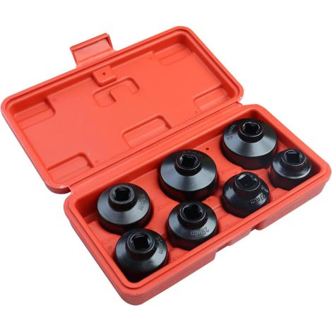 Lot de 7 clés à huile robustes en aluminium de 24 à 38 mm, outil de démontage pour voiture (1/5)