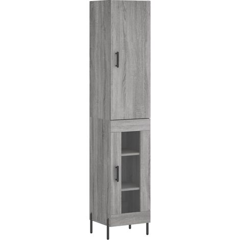 Aparador-cómoda-mueble-organizador-cocina-salón-salón-alto-Sonoma-345x34x180cm-madera-ingeniería-gris-020035293