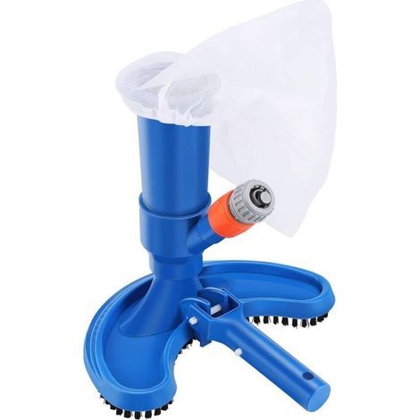 Aspirateur de Piscine Portable Aspirateur Piscine Hors Sol Aspirateur Nettoyeur à Jet de Piscine avec Sac en Filet à Cordon Outil de Nettoyage de Piscine (1/4)