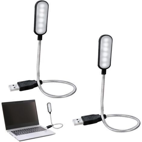 USB lamp, laptop lamp, dimmable USB LED lamp, 2 laptop lamps, USB LED lamp, dimmable USB lamp (1/5)