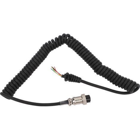 Câble de microphone haut-parleur 8 broches, cordon spiralé, accessoire de remplacement pour radio ICOM (1/5)