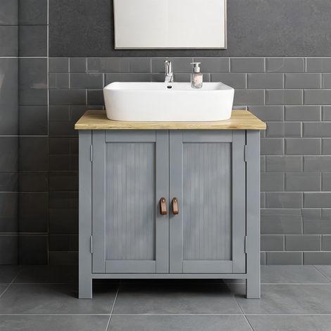 Meuble de salle de bain 3 niveaux 60 x 30 x 60 cm (1/5)
