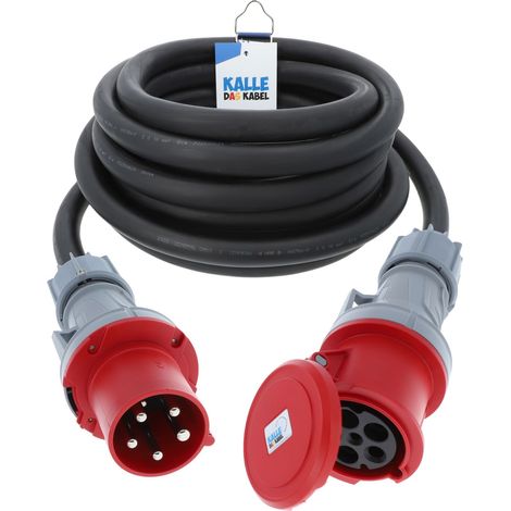 Kalle Verlängerungskabel CEE 400V 63A 16,0mm² IP44 PCE 5 Meter