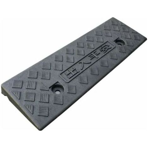 Rampe Trottoir, Rampes Plastique de Bordure Antidérapantes, Portable Rampes de Seuil Légère, pour les fournitures de quai de chargement d'allée de véhicule de voiture, Handicapé Trottoir, Vélo Moto(No (1/5)