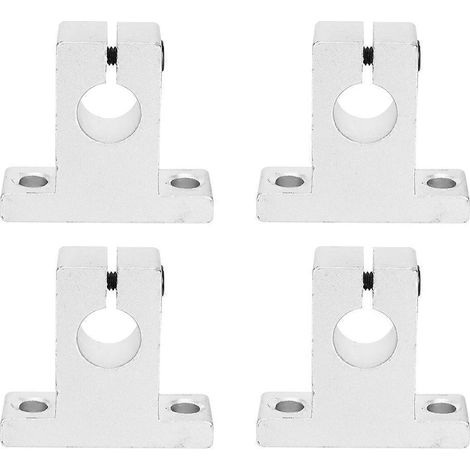 4-teiliges Befestigungsset aus leichter Aluminiumlegierung SK12 für Schienen/Wellen