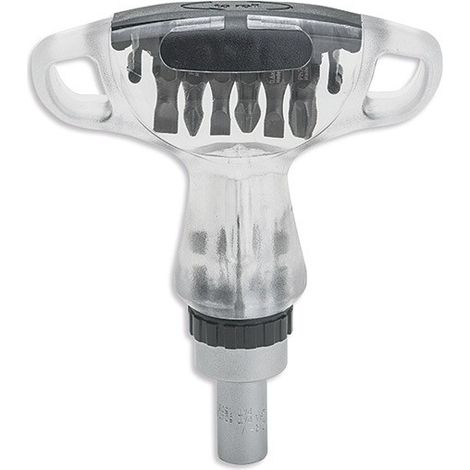 1/4" Sechskant-Ratsche T-Schlüssel mit Bit-Magazin  DOGHER 343-008