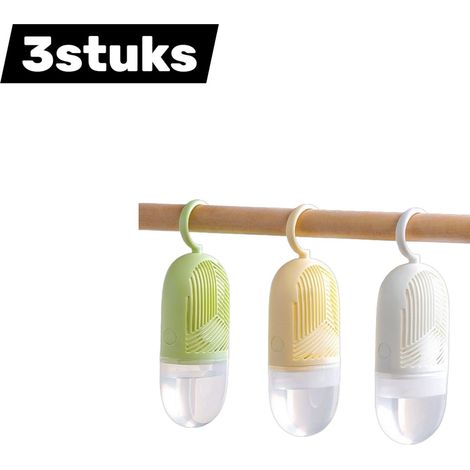 Ensemble 3 pièces déshumidificateur mural réutilisable, anti-humidité et anti-moisissure, sac étanche. Pour maison, résidence étudiante, placards et casiers, couleur aléatoire (1/4)