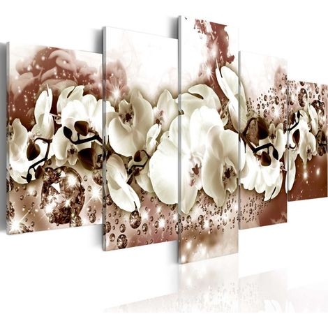 Tableau Imprimé "Chocolate Orchid" 100 x 200 cm (1/2)