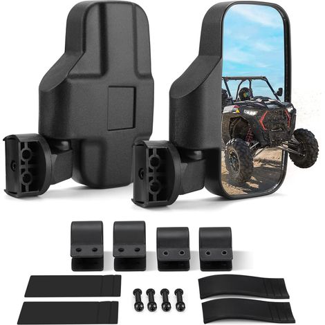 Gli specchietti laterali UTV si adattano alla maggior parte degli UTV con roll bar da 1,75"/2"