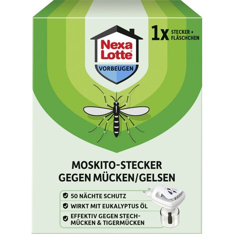 Nexa Lotte MoskitoStecker gegen Mücken/Gelsen 1 Set Moskito Stecker (1/4)