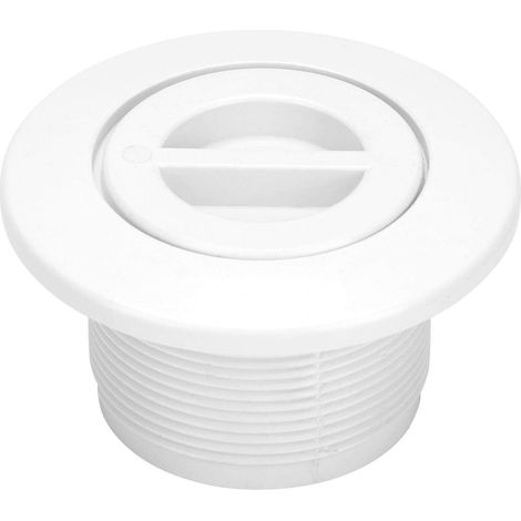 Bouchon de remplacement de piscine accessoires de piscine aspiration d'eau sortie d'égout avec couvercle nettoyage bouche égouttoir équipement d'aspiration d'eaux usées de piscine (blanc 1 pièce) (1/5)