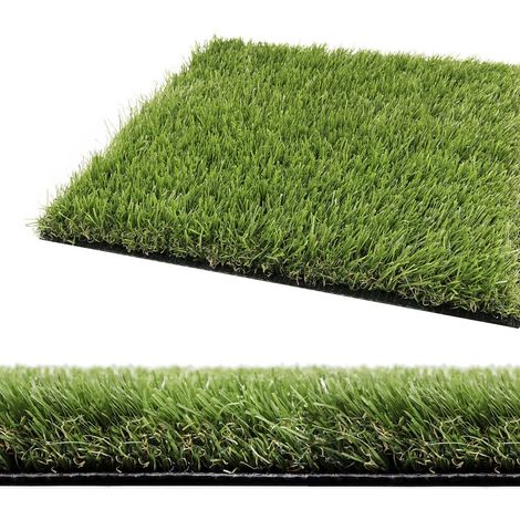 Erba Sintetica drenante 30mm Prato Verde Artificiale Alta Qualità 100% Made in Italy - 2X5 Mt