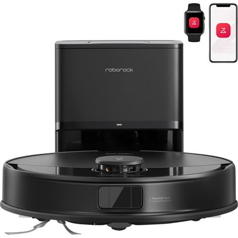 Roborock Q10 PF+ Staubsauger Roboter 10000 Pa (Upgrade von Q8 max+), Dual Anti-Tangle-System, PreciSense® LiDAR-Navigation, Schwarz