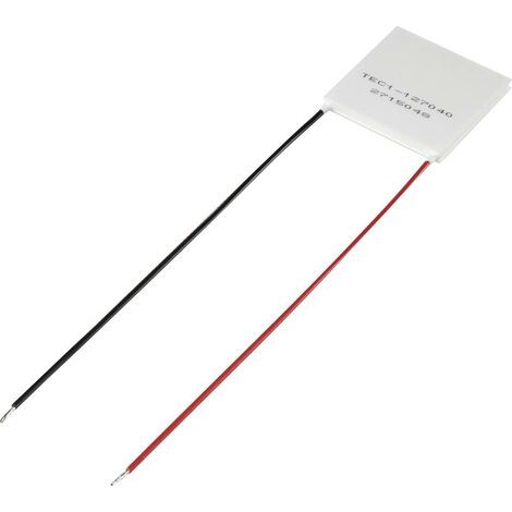 Elément Peltier TRU COMPONENTS TEC1-127040 1389166 15.4 V/DC 4 A 33.4 W (L x l x H) 40 x 40 x 3.9 mm 1 pc(s) (1/2)