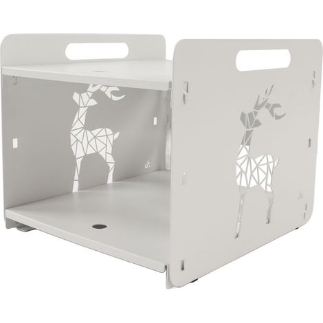 Bureau bibliothèque détachable design cerf capacité de charge élevée hauteur réglable étagère livre (1/5)
