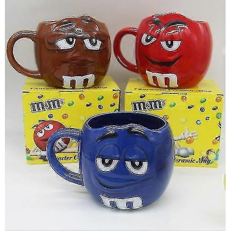 Mug mignon à motif dessin animé, adorable tasse à eau en forme de fèves de chocolat (1/5)