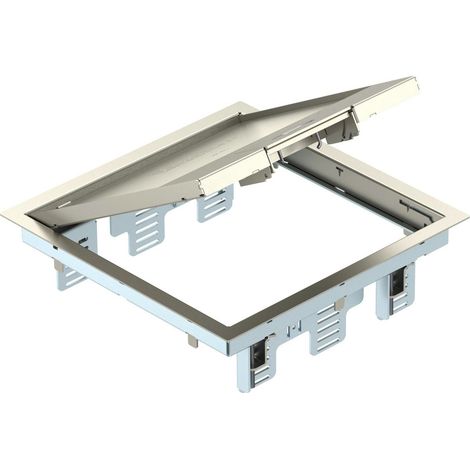 OBO Bettermann Inserto de dispositivo para montaje universal 266x266x69 acero inoxidable, resistente a la corrosión A2 1.4301, 7405371