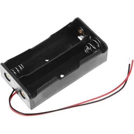Portapilas para 2 pilas MR18650  Negro (1/4)