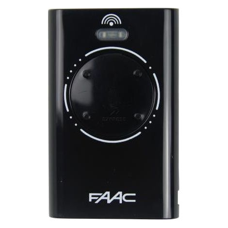 Faac – Télécommande émetteur sans fil 1 canal RF433.92 – Portée jusqu'à 70 pieds – Compatible avec moteurs RF A-OK – Pour stores électriques (1/3)