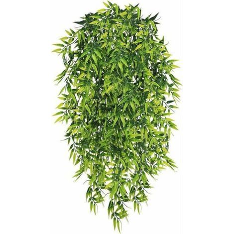 Künstliche Hängepflanze – Bambus – 80 cm – Für drinnen und draußen – Wanddekoration zum Aufhängen – 4er-Set (1/5)