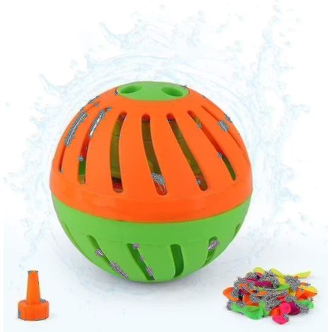 Bombe à eau à minuterie avec 50 ballons, jouet amusant d'extérieur, ballons à eau, articles de fête pour enfants et adultes (ballon) (1/5)
