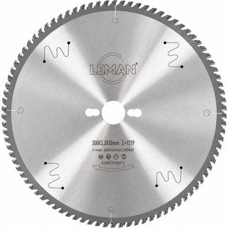 LEMAN Lame Scie Circulaire Expert Panneaux D300 Al30 mm 72T E364TP30072 TP (1/5)