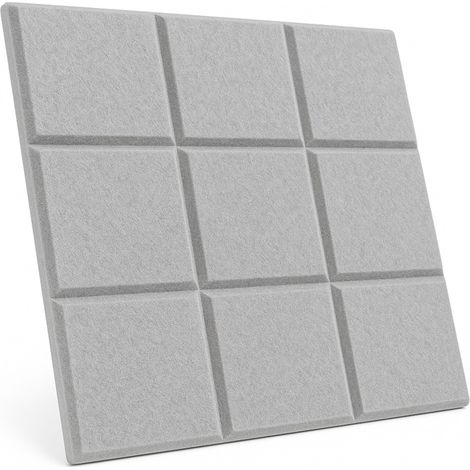 3D-Filzwandpaneele, quadratische Kopfstütze, selbstklebend, Akustikweich (1/5)