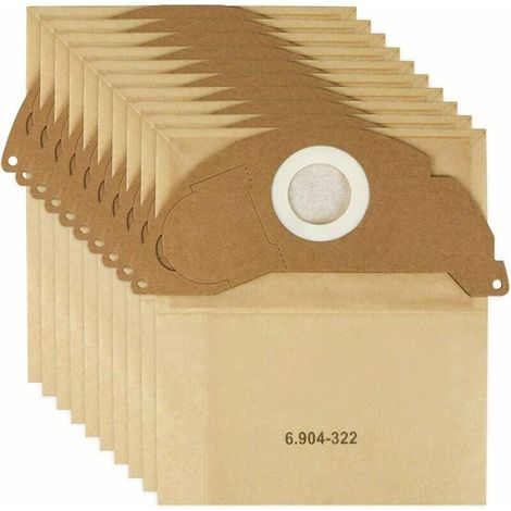 Confezione da 10 sacchetti per aspirapolvere Karcher 6.904-322.0 (1/5)