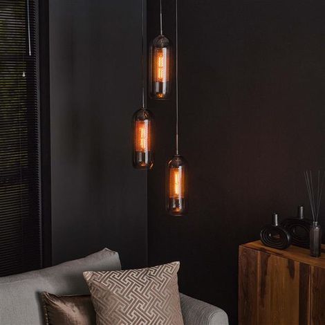 Lampe suspendue Smirna escalier-Artic noir (1/4)