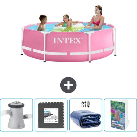 Intex Piscina con estructura Redonda - 244x76 cm - 7-piezas  SCB121 (1/5)