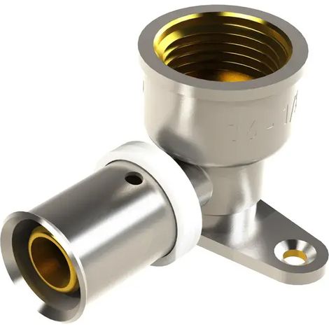 accessoire multicouche coude base femelle métal rf/u 16-1/2 (1/4)
