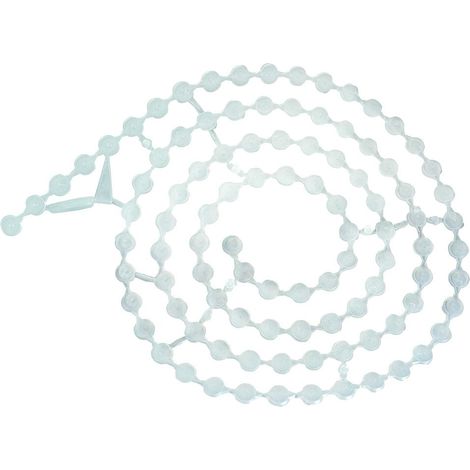 Secodir – Guide clous de tapissier invisible 300 pièces – Pour clous Ø10 mm – 96,5 cm par guide – Polyéthylène pour pose régulière