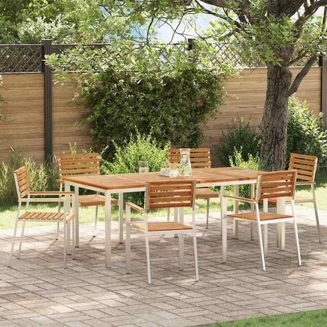 Conjunto de Comedor de Jardín 7 pcs vidaXL (1/5)