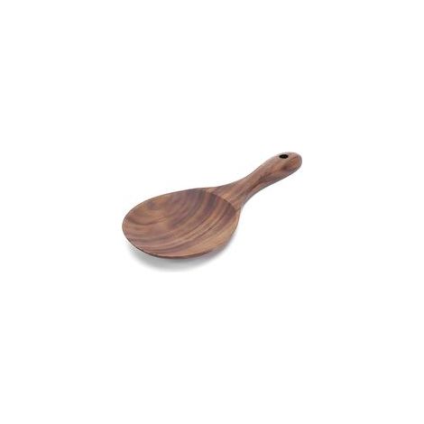 Natürlicher Reislöffel aus Holz, antihaftbeschichteter Servierlöffel aus Holz, Küchenlöffel für Reis, Kartoffelpüree, zum Umrühren, Mischen, Geschenkideen (1/5)