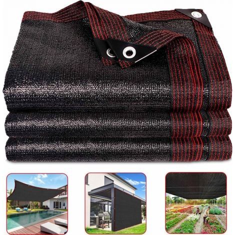 Filet D'Ombrage,2x2 m, Filet Protection Solaire 85% UV Tissu D'Ombrage, Toile d'ombrage de Serres Coupe-Ventpour La Couverture VéGéTale/Serre/Jardin/Pergola/Patio Lawn/Pet House (1/4)
