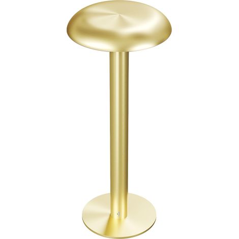 Lampada da Tavolo Portatile Bimba LED 2W IP65 Dimmerabile CCT 2000K/3100K/5000K Oro Spazzolato - Beneito & Faure per Interni ed Esterni (1/5)