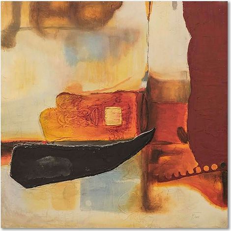 Tableau composition abstraite 2 - 40 x 40 cm