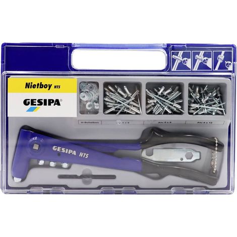 GESIPA assortimento rivetti ciechi Nietboy 135 pezzi - 1435461 (1/4)